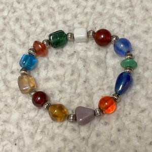 Multicolor beaded bracelet
